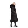 Nellie Long Coat for Women-Insulated Jacket with Removable Faux Fur Trim