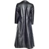 Dynamic Contrast: The Dual-Tone Leather Bomber Jacket (US, Alpha, Small, Regular, Extra Long, Black)