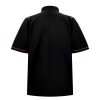 2 Pack Unisex Chef Coat Short Sleeve Chef Jacket Costume for Men Women