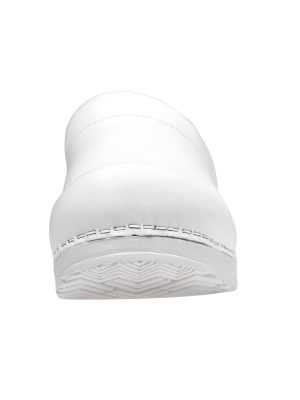 PU-Coated Leather Clogs for Women - Arch Support, Durable, Closed-Back, APMA-Approved Slip-On Shoes