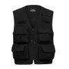 Men's Summer Fishing Vest Multi Pockets Casual Vests Waterproof Quick Dry Outdoor Mountain Photography