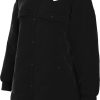 Sportswear Essential Women's Quilted Trench Jacket (US, Alpha, Medium, Regular, Regular, Black/White)
