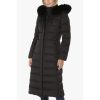 Nellie Long Coat for Women-Insulated Jacket with Removable Faux Fur Trim