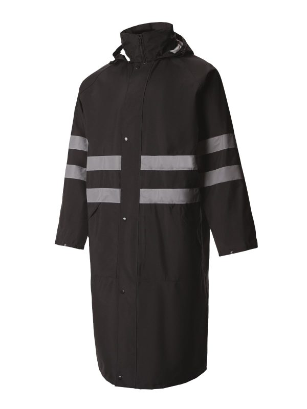 Safety Raincoat ALBATROSS PLUS Long Hooded Waterproof Emergency Rain Jacket Poncho for Men Women Adults
