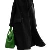 Women Oversized Long Winter Coats Warm Wool Blend Pea Trench Coat Overcoat