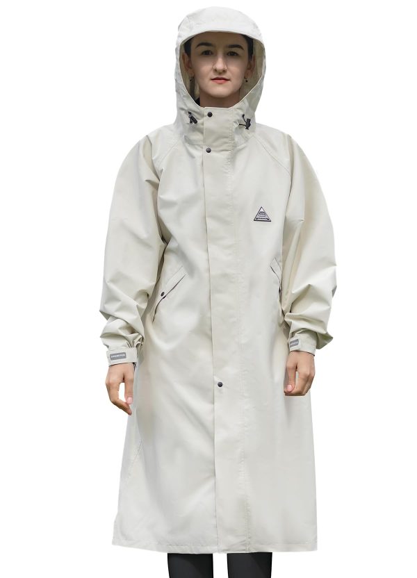 Men's rainproof jacket with hood, waterproof, lightweight, activity long women's multi-functional raincoat