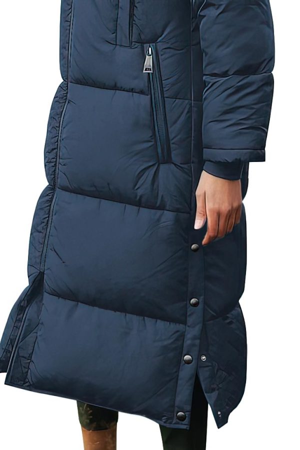 Women's Winter Puffer Down Maxi Long Hooded Parka Jackets Quilted Coat
