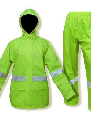 Rain Jacket Pants Suits for Men Women Waterproof Lightweight Rain Gear Coat Workwear