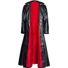 Dynamic Contrast: The Dual-Tone Leather Bomber Jacket (US, Alpha, Small, Regular, Extra Long, Black)