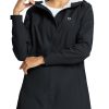 Women's Rain Jacket Waterproof Lightweight Long Raincoat Travel Outdoor Hooded Windbreaker