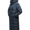 Womens Winter Maxi Long Parka Coats Puffer Down Quilted Jacket with Hood