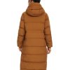 Women's Long Quilted Puffer Coat, Winter Warm Maxi Puffer Jacket with Detachable Hood