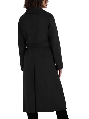 Women's Peacoat Wool Blend Double Face Winter Trench Coat