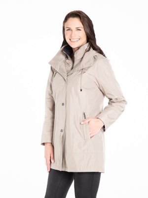 Women's Raglan Sleeve Jacket W/Removable Hood