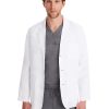 Medical Lab Coat Leo White Coat with 5 Pockets, Soft & 2-Way Stretch Fabric 5150