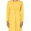 Women's Long Jacket & Sheath Dress 2pc Set