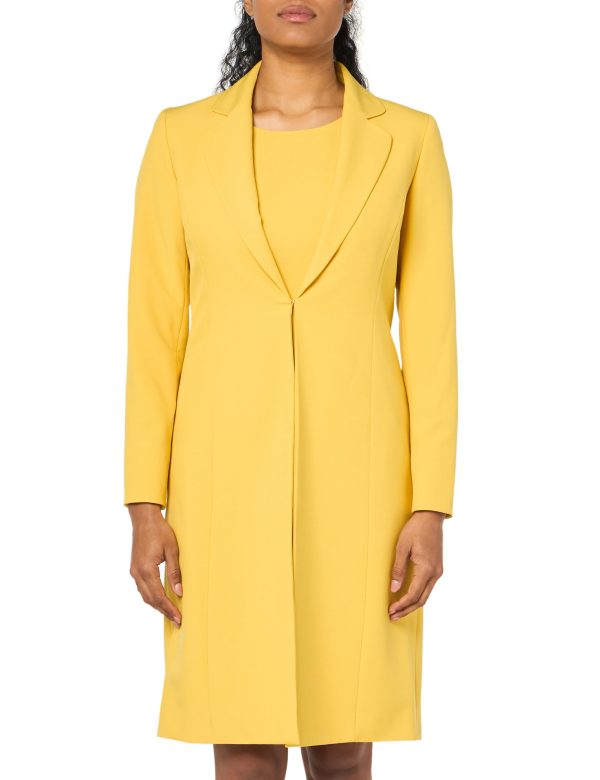 Women's Long Jacket & Sheath Dress 2pc Set