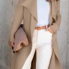 Women's Casual Long Sleeve Draped Open Front Knit Long Cardigan Sweater Outwear Coats with Pocket