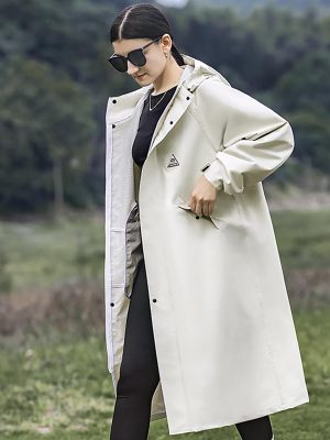 Men's rainproof jacket with hood, waterproof, lightweight, activity long women's multi-functional raincoat