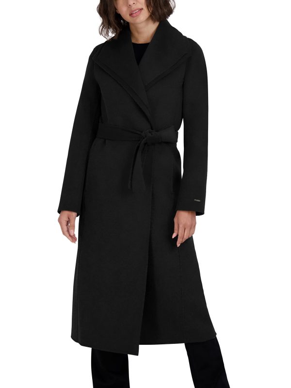Women's Peacoat Wool Blend Double Face Winter Trench Coat