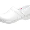 PU-Coated Leather Clogs for Women - Arch Support, Durable, Closed-Back, APMA-Approved Slip-On Shoes