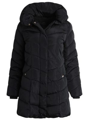 Women's Insulated Quilted Puffer Parka Winter Coat with Hood (S-XL)