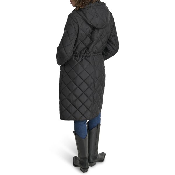 Women's Corduroy Collar Long Quilt