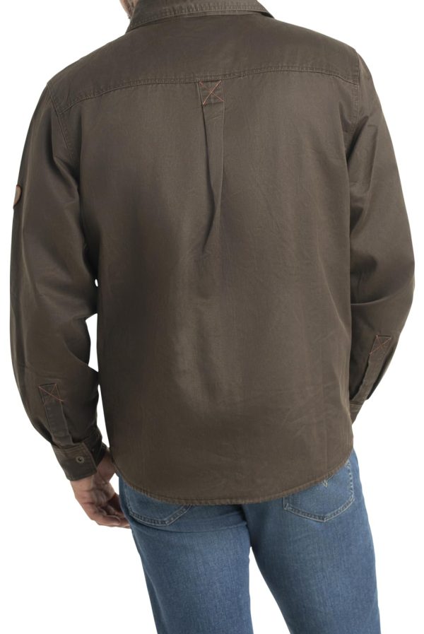 Journeyman Shirt Jacket Flannel Lined Shacket for Men Water-Resistant Coat Rugged Fall Clothing