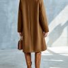 Womens Lapel Peacoat Winter Double-Breasted Outerwear Mid Long Jacket Casual Trench Coat