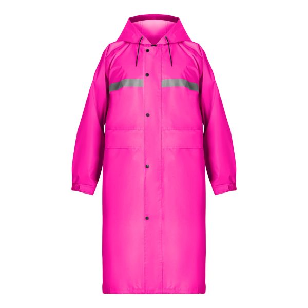 Long Hooded Raincoat Safety Waterproof Emergency Rain Jacket Poncho for Men Women Adults