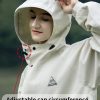 Men's rainproof jacket with hood, waterproof, lightweight, activity long women's multi-functional raincoat