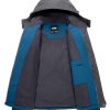 Men's Hooded Waterproof Jacket Lightweight Rain Jacket Outdoor Casual Sportswear