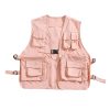Utility Vest Waistcoat Fishing Vest Lightweight Cargo Vest Outerwear for Adults Outdoor Sports Photography