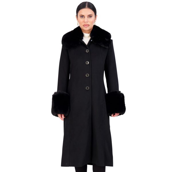 Trench Coat Women, Wool Coats Women with Fur, Peacoat Womens