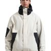 Mens Womens Ski Jacket Baggy Snowboard Coat Waterproof Insulated Snow Hoodie Loose Fit For Winter Outdoor Sports