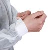 Disposable Lab Coats for Adults Pack of 10 White Coat 2 Pockets with Knitted Cuffs and Collar (Small-2XL)