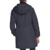 Women's Long Water-Resistant Rain Jacket