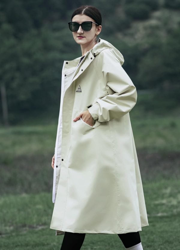 Men's rainproof jacket with hood, waterproof, lightweight, activity long women's multi-functional raincoat