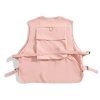 Utility Vest Waistcoat Fishing Vest Lightweight Cargo Vest Outerwear for Adults Outdoor Sports Photography