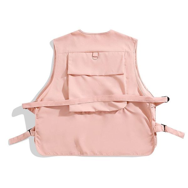 Utility Vest Waistcoat Fishing Vest Lightweight Cargo Vest Outerwear for Adults Outdoor Sports Photography