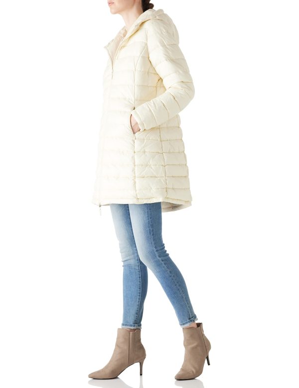 Women Puffer Jacket Reversible Spring and Winter Fashion Warm Quilted Long Hooded Padded Bubble Coat
