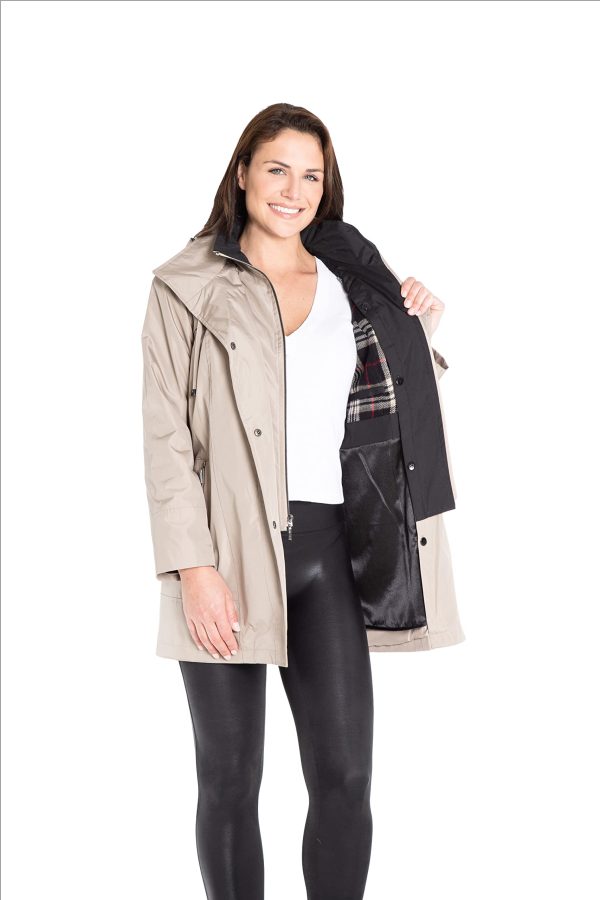 Women's Raglan Sleeve Jacket W/Removable Hood