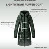 Women Long Heavy Puffer Coat Diamond Quilted Thermal Thicken Winter Parka Windproof Jacket with Hood