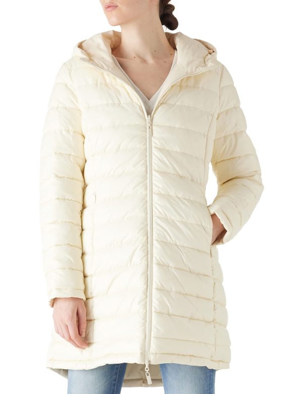 Women Puffer Jacket Reversible Spring and Winter Fashion Warm Quilted Long Hooded Padded Bubble Coat