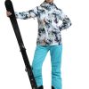 Women's Ski Jacket and Pants Waterproof Windproof Snowsuit Snowboarding Coat Insulated Warm Winter