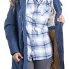 Women's Water Resistant Anchorage Parka Winter Coat with Removable Hood