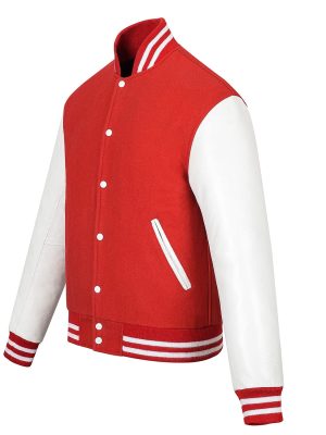 Varsity Jacket Baseball Letterman Jacket– Wool and Leather Premium Quality Unisex Basketball Jacket