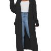 Womens Long Cardigan Sweaters 2025 Fall Open Front Coat Long Sleeve Cable Knit Maxi Outerwear Trendy Jacket Clothes