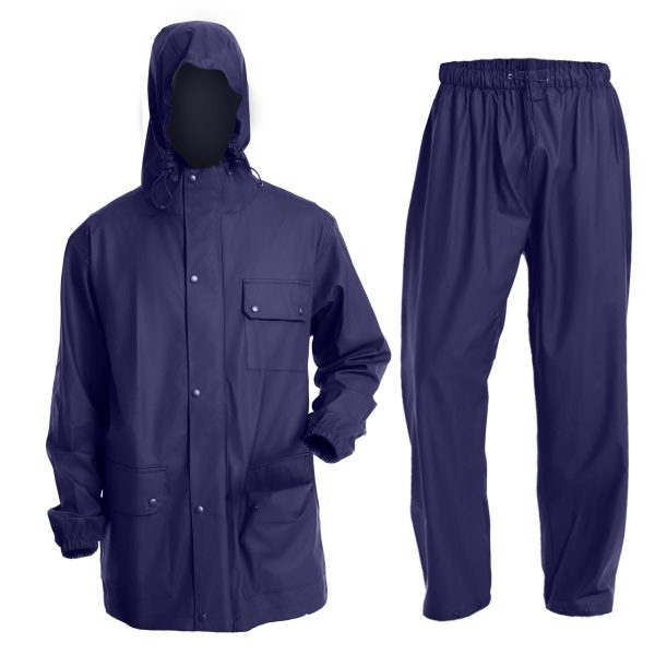 2 Pieces Waterproof Rain Suit & Multi-Pocket Lightweight and Durable & Unisex &Ideal for Outdoor Fishing