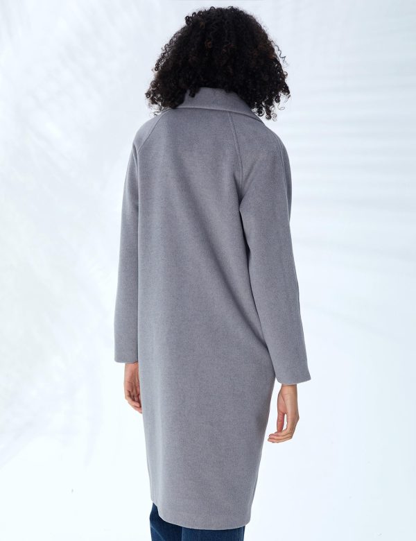 Winter Women's Casual Lapel Basic H-shaped Long Coat